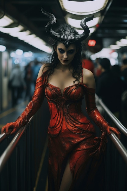 Représentation féminine de l'entité du diable