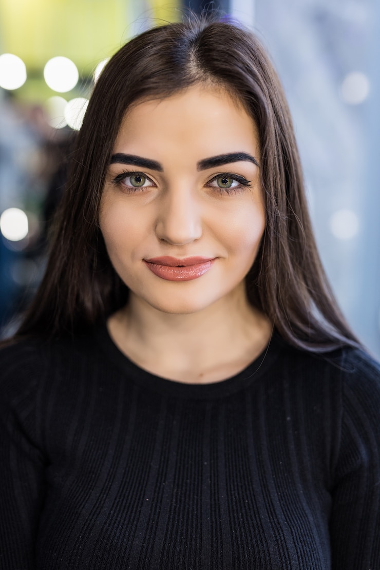 Photo gratuit résultat du maquillage professionnel d'un studio de beauté réalisé par un artiste célèbre