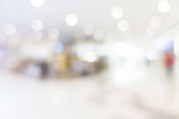 Résumé du flou et du shopping bokeh et magasin de détail