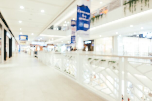 Résumé flou et bokeh defocused centre commercial intérieur des grands magasins