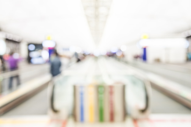 Résumé flou fond de l&#39;aéroport de Hong Kong