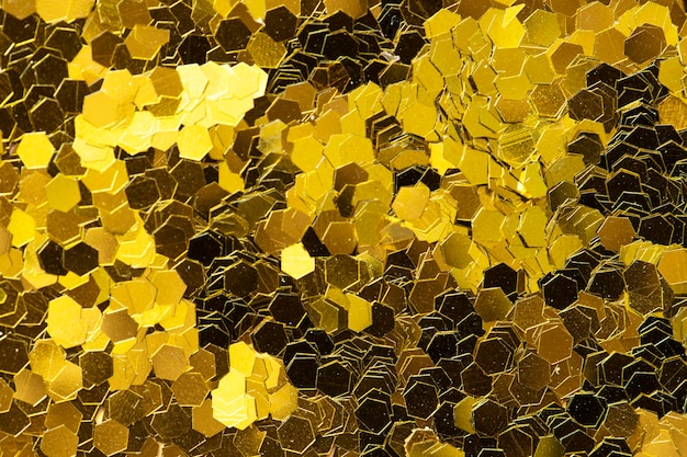 Photo gratuite résumé de fond texturé paillettes d'or