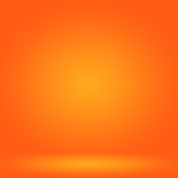 Résumé de la mise en page de fond orange lisse designstudioroom web template rapport d'activité avec c...