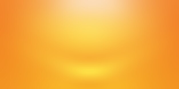 Résumé Mise en page de fond orange, studio, pièce, modèle web, rapport d'affaires avec couleur de dégradé de cercle lisse.