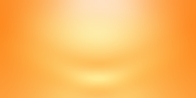 Résumé Mise en page de fond orange, studio, pièce, modèle web, rapport d'affaires avec couleur de dégradé de cercle lisse.