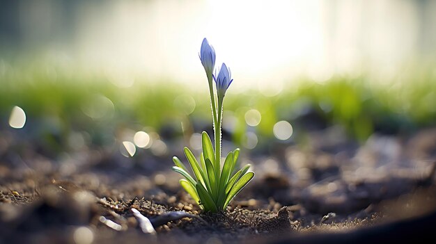 Le réveil du printemps, les fleurs qui fleurissent et la vie renouvelée