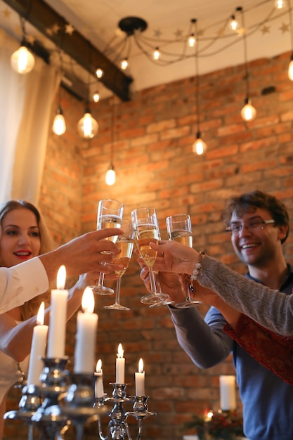 Réveillon de Noël entre amis