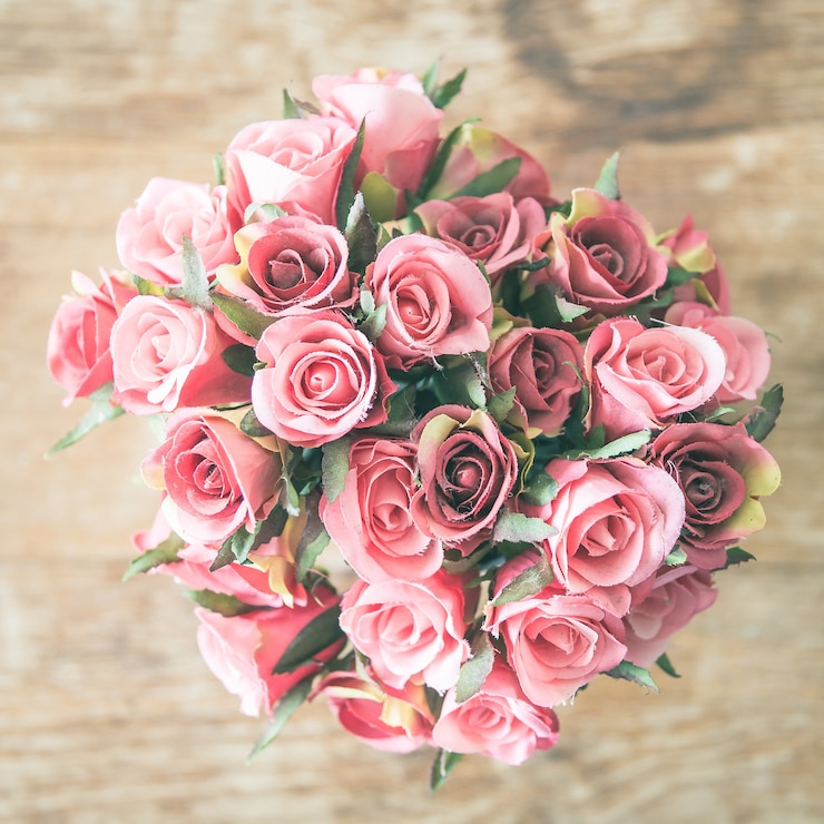 Photo gratuit rose vase de fleurs