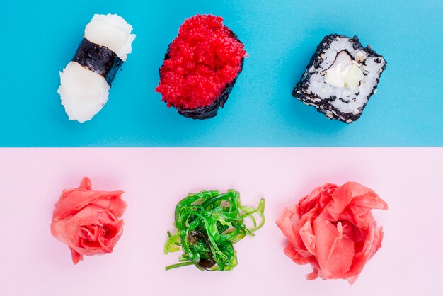 Rouleaux de sushi bio