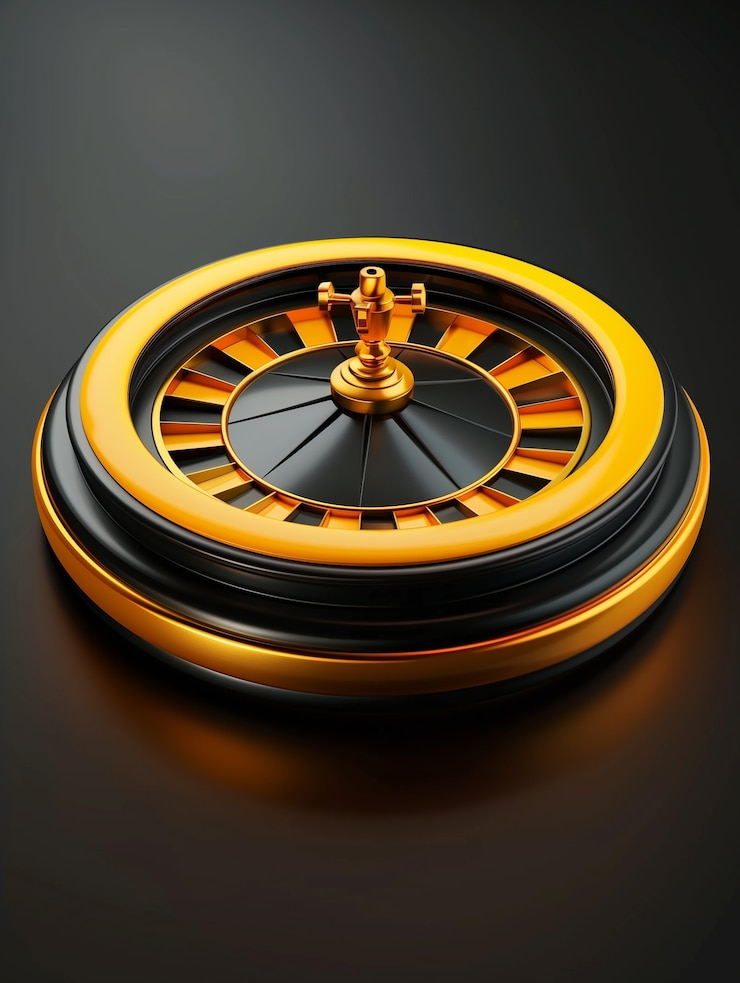 Photo gratuit la roulette de casino 3d