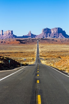 La Route De Monument Valley Photo Premium