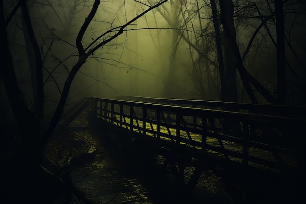 Photo gratuite route vide dans une atmosphère sombre