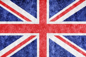 Royaume-uni drapeau métallique, drapeau texturé, drapeau grunge