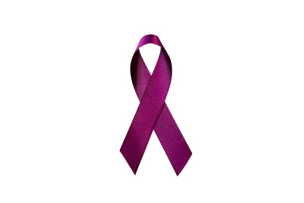 Ruban violet - campagne du mois de sensibilisation de février