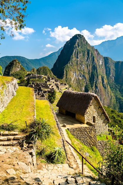 Ruines Incas De Machu Picchu Au Pérou Amérique Du Sud Photo Premium
