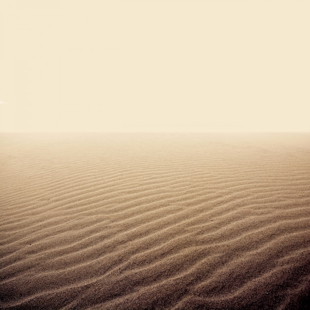 Photo gratuite le sable sur le désert sec.