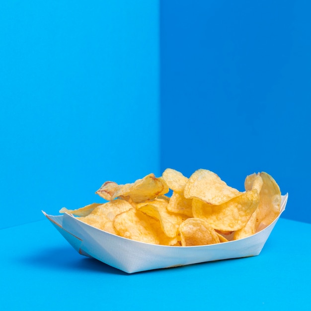 Sac de chips prêt à être servi