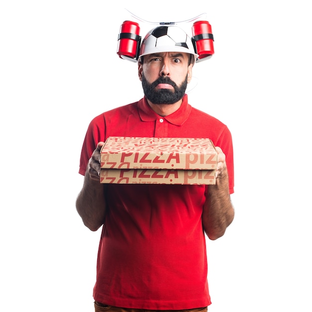 Sad Pizza Delivery Man