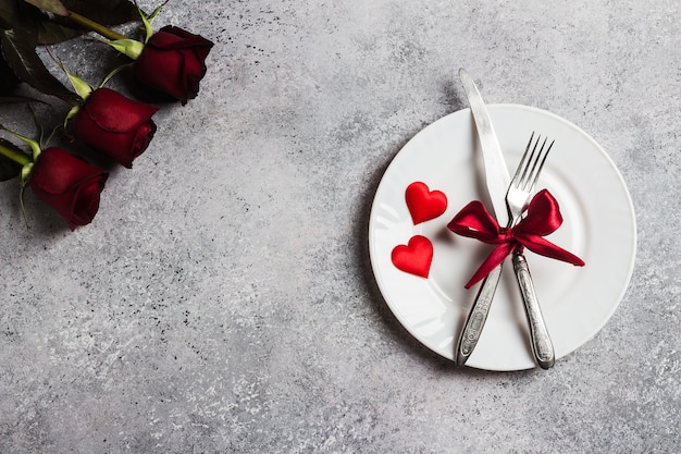 Saint valentin dîner de table romantique me marier fiançailles mariage