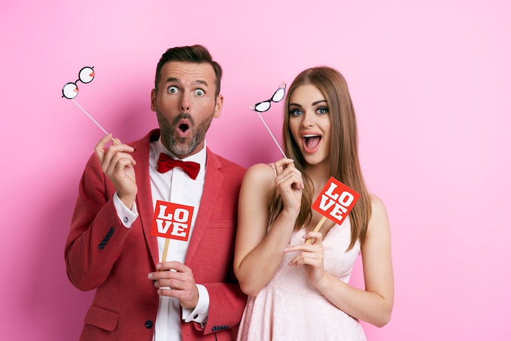 Photo gratuit saint valentin drôle