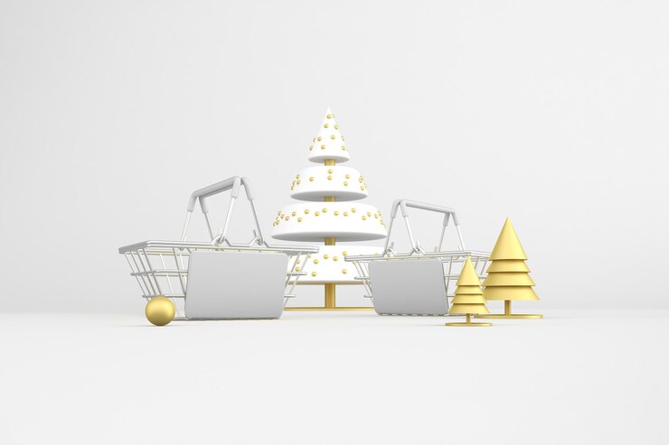 Photo gratuit la saison des achats de noël