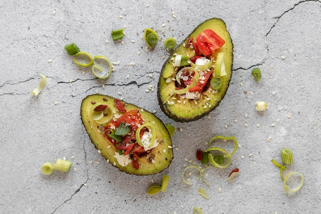 Photo gratuite salade à l'avocat