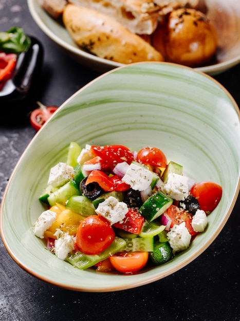 Salade de légumes frais