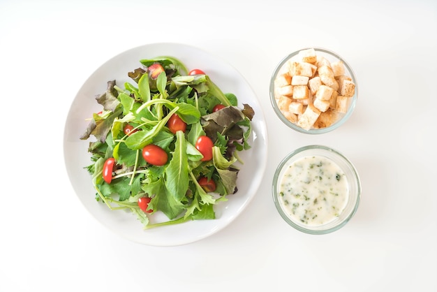 Salade de légumes frais