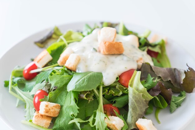 Salade de légumes frais