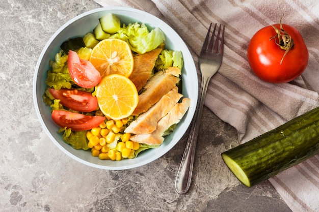 Salade de poulet