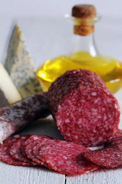 Salami et fromage