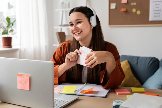 Salle de classe virtuelle et espace d'étude