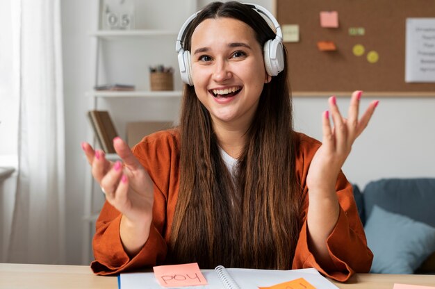 Salle de classe virtuelle et espace d'étude