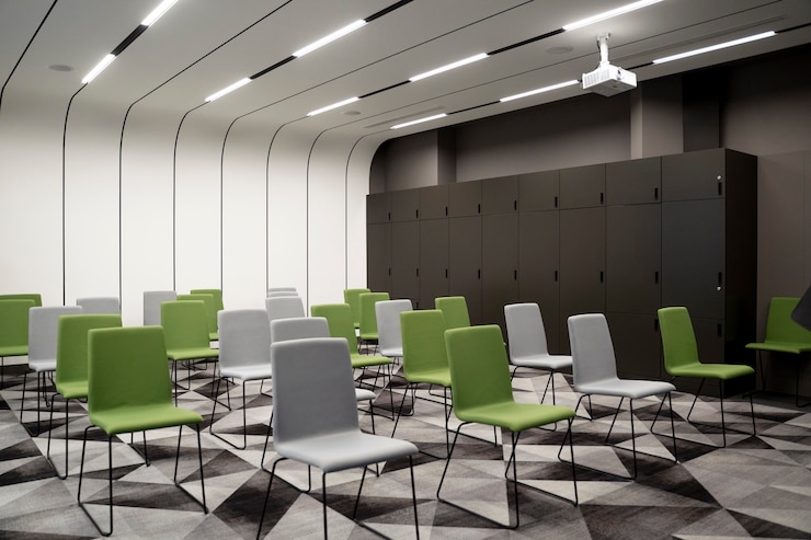 Photo gratuit salle de conférence dans un hôtel