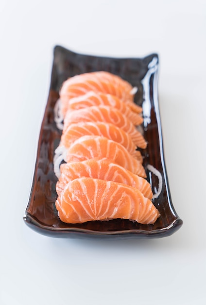 Photo gratuite salmon raw sashimi