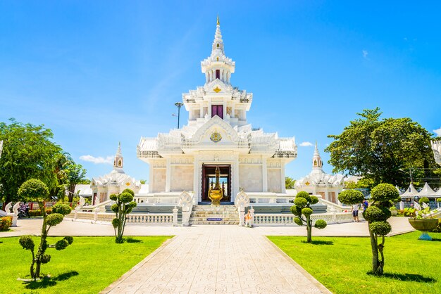 Le sanctuaire des piliers de la ville nakhon si thammarat