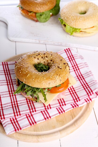 Sandwich au bagel