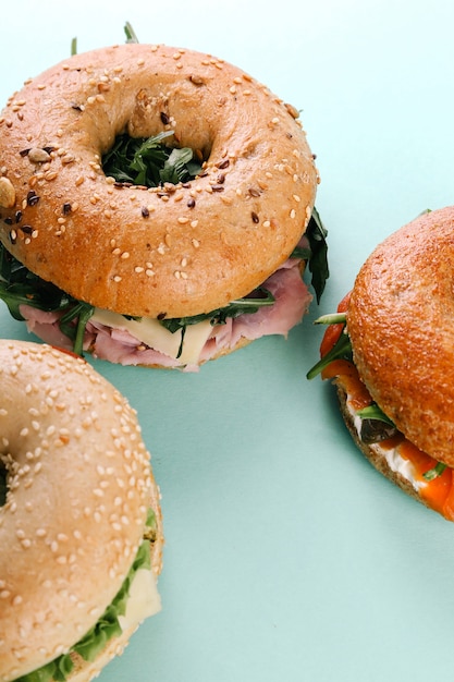 Sandwich au bagel