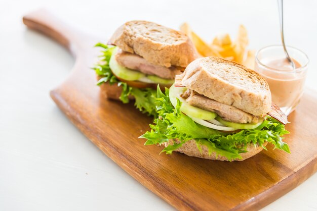 Sandwich au poulet