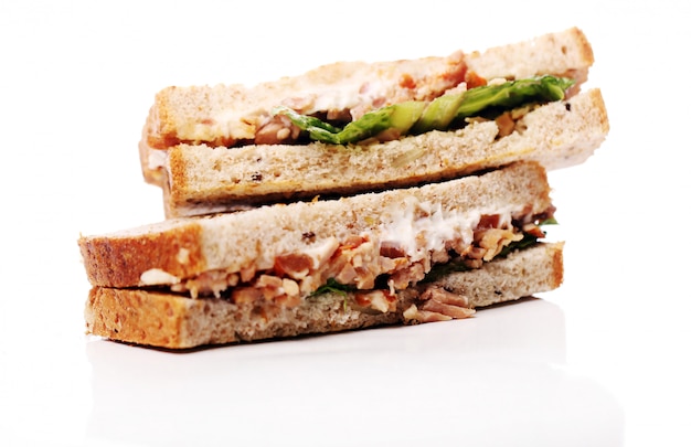 Photo gratuite sandwich frais et savoureux