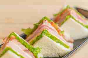 Photo gratuite sandwich