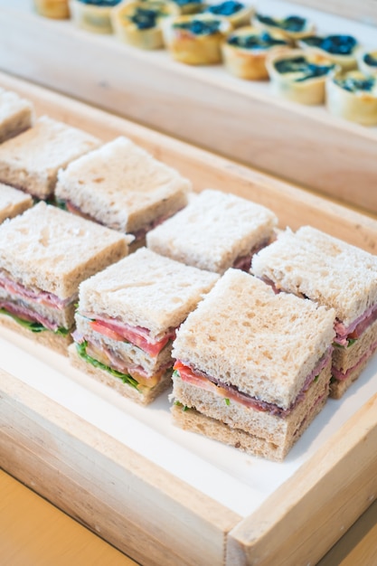 sandwiches de légumes