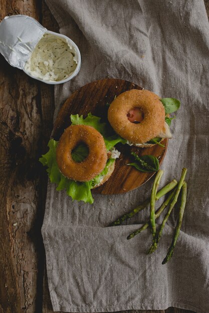 Sandwichs aux beignets