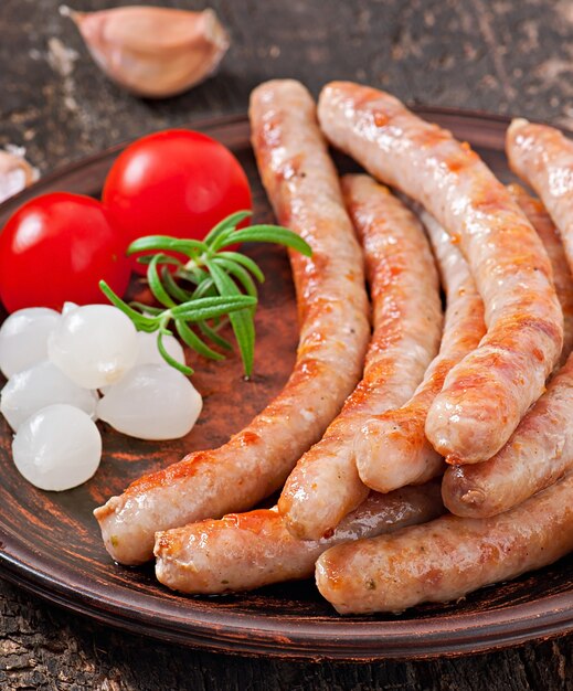saucisses grillées