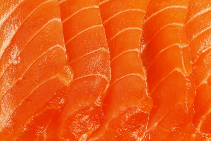 Photo gratuit saumon frais