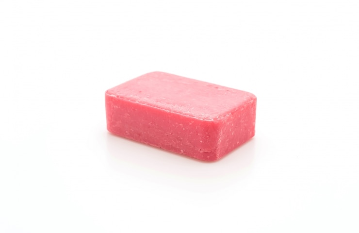 Photo gratuit savon rose
