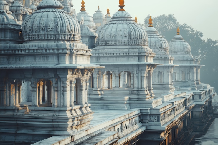 Photo gratuit scène des bâtiments de la ville indienne