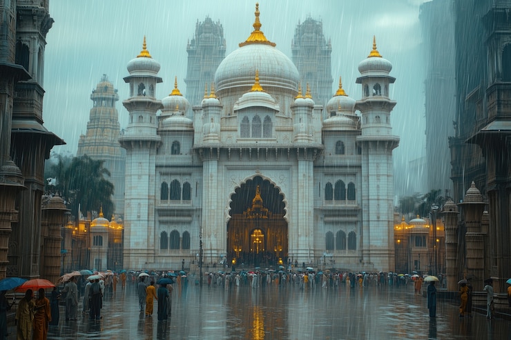 Photo gratuit scène des bâtiments de la ville indienne