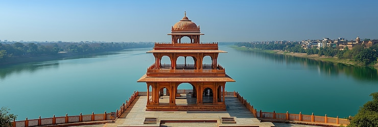 Photo gratuit scène des bâtiments de la ville indienne
