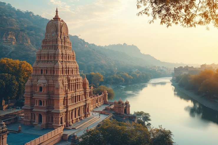 Photo gratuit scène des bâtiments de la ville indienne